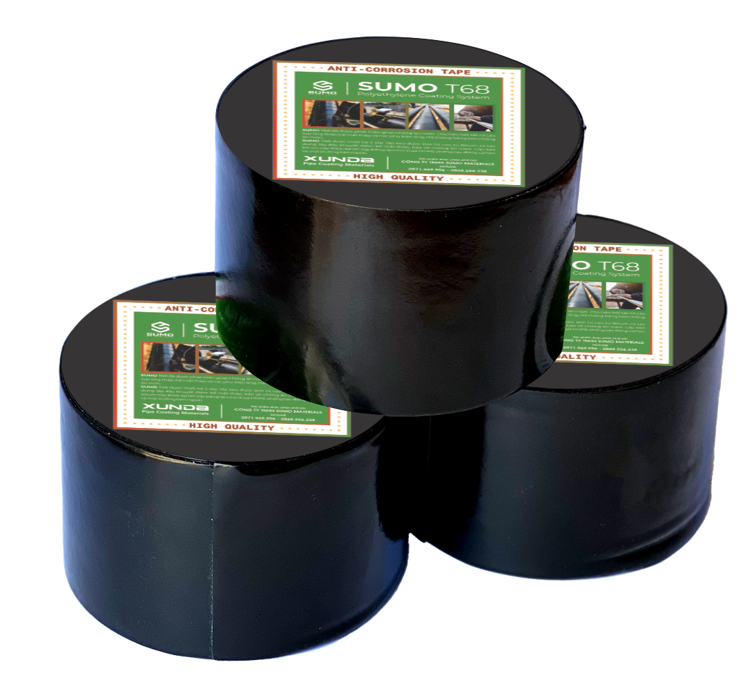 SUMO T68 BĂNG QUẤN CHỐNG ĂN MÒN CHO ĐƯỜNG ỐNG THÉP LỚP PHỦ BỀ MẶT HDPE